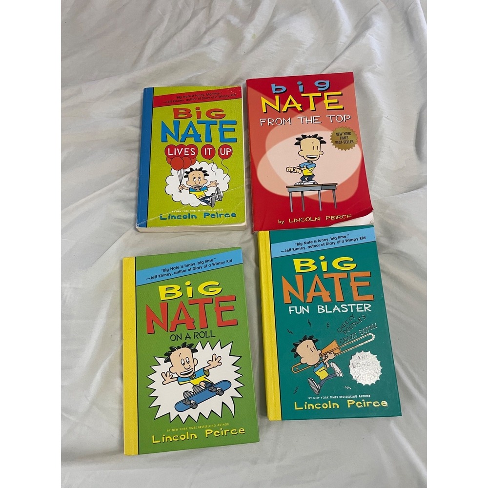 Big Nate Book Series: lives it up , from the top,fun blaster, on a roll